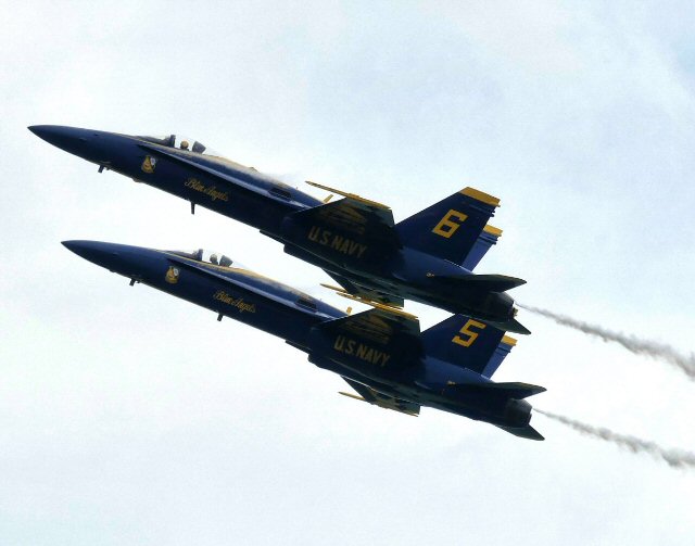The Blue Angels Fly High On a Wing and a Prayer in Smyrna