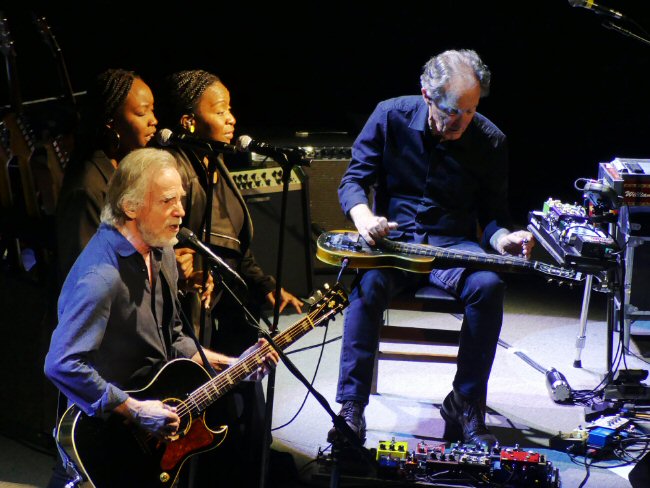 Jackson Browne performing live on stage during the 2026 tour